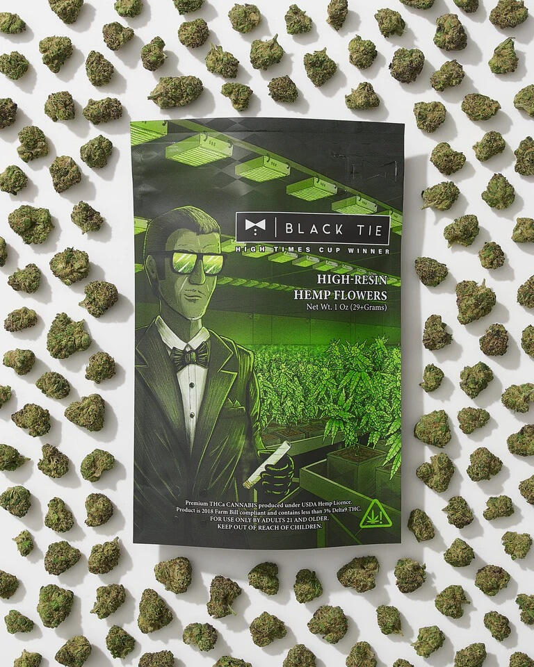 THC-A Flower MINIS at Black Tie CBD